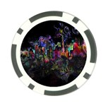 Grunge Paint Splatter Splash Ink Poker Chip Card Guard