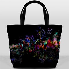 Grunge Paint Splatter Splash Ink Bucket Bag from ArtsNow.com Back