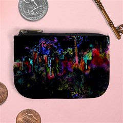 Grunge Paint Splatter Splash Ink Mini Coin Purse from ArtsNow.com Front