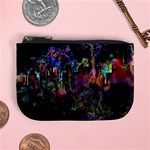 Grunge Paint Splatter Splash Ink Mini Coin Purse