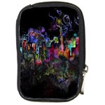 Grunge Paint Splatter Splash Ink Compact Camera Leather Case