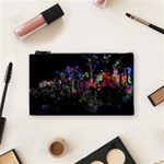 Grunge Paint Splatter Splash Ink Cosmetic Bag (Small)