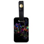 Grunge Paint Splatter Splash Ink Luggage Tag (one side)