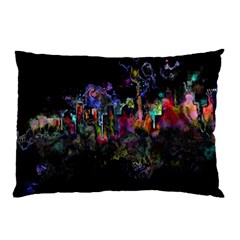 Grunge Paint Splatter Splash Ink Pillow Case (Two Sides) from ArtsNow.com Back