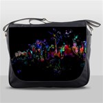 Grunge Paint Splatter Splash Ink Messenger Bag