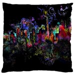 Grunge Paint Splatter Splash Ink Large Cushion Case (Two Sides)