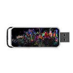 Grunge Paint Splatter Splash Ink Portable USB Flash (Two Sides)