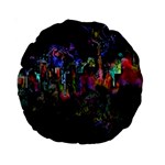 Grunge Paint Splatter Splash Ink Standard 15  Premium Round Cushions