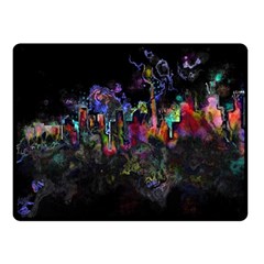 Grunge Paint Splatter Splash Ink Two Sides Fleece Blanket (Small) from ArtsNow.com 45 x34  Blanket Back