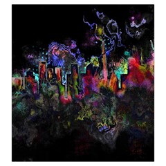 Grunge Paint Splatter Splash Ink Drawstring Pouch (Large) from ArtsNow.com Back