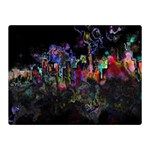 Grunge Paint Splatter Splash Ink Two Sides Premium Plush Fleece Blanket (Mini)