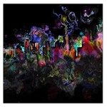 Grunge Paint Splatter Splash Ink Square Satin Scarf (36  x 36 )