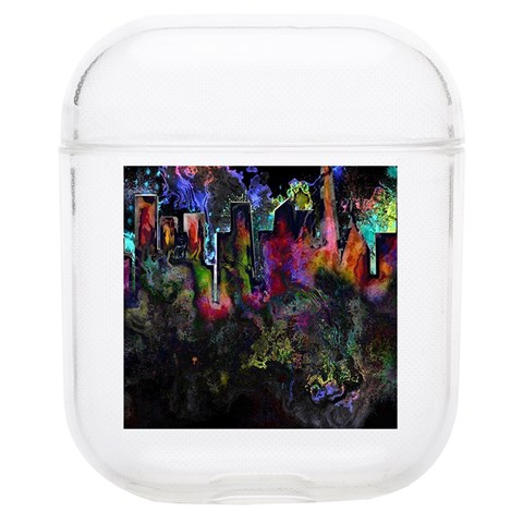 Grunge Paint Splatter Splash Ink Soft TPU AirPods 1/2 Case from ArtsNow.com Front