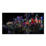 Grunge Paint Splatter Splash Ink Satin Shawl 45  x 80 