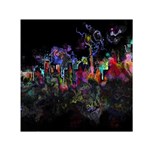 Grunge Paint Splatter Splash Ink Square Satin Scarf (30  x 30 )