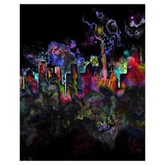 Grunge Paint Splatter Splash Ink Drawstring Pouch (XL) from ArtsNow.com Front