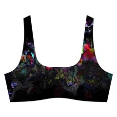 Grunge Paint Splatter Splash Ink Cross Back Hipster Bikini Set from ArtsNow.com Front