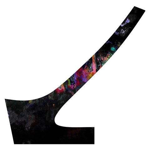 Grunge Paint Splatter Splash Ink Cross Back Hipster Bikini Set from ArtsNow.com Back Left