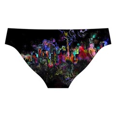 Grunge Paint Splatter Splash Ink Cross Back Hipster Bikini Set from ArtsNow.com Back Under
