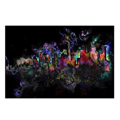 Grunge Paint Splatter Splash Ink Waist Pouch (Large) from ArtsNow.com Loop