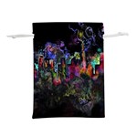Grunge Paint Splatter Splash Ink Lightweight Drawstring Pouch (S)