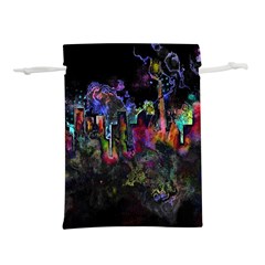 Grunge Paint Splatter Splash Ink Lightweight Drawstring Pouch (L) from ArtsNow.com Back