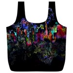 Grunge Paint Splatter Splash Ink Full Print Recycle Bag (XXL)