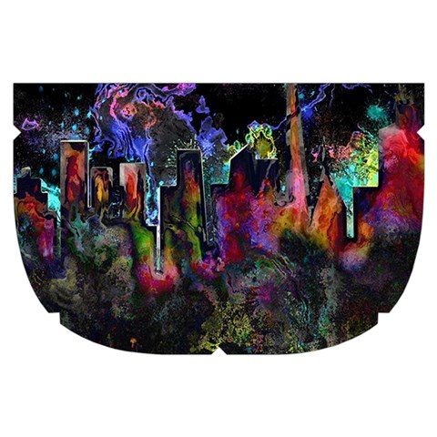 Grunge Paint Splatter Splash Ink Make Up Case (Small) from ArtsNow.com Side Right