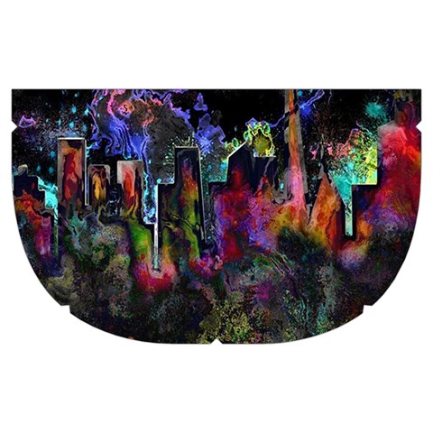 Grunge Paint Splatter Splash Ink Make Up Case (Medium) from ArtsNow.com Side Right