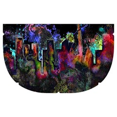 Grunge Paint Splatter Splash Ink Make Up Case (Medium) from ArtsNow.com Side Left