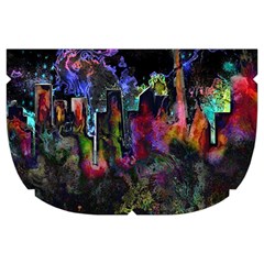 Grunge Paint Splatter Splash Ink Make Up Case (Large) from ArtsNow.com Side Right
