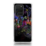 Grunge Paint Splatter Splash Ink Samsung Galaxy S20 Ultra 6.9 Inch TPU UV Case