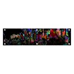 Grunge Paint Splatter Splash Ink Banner and Sign 4  x 1 