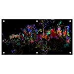 Grunge Paint Splatter Splash Ink Banner and Sign 4  x 2 