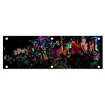 Grunge Paint Splatter Splash Ink Banner and Sign 6  x 2 