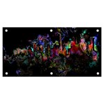 Grunge Paint Splatter Splash Ink Banner and Sign 6  x 3 