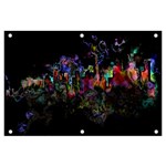Grunge Paint Splatter Splash Ink Banner and Sign 6  x 4 