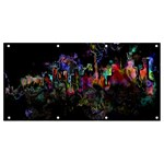 Grunge Paint Splatter Splash Ink Banner and Sign 8  x 4 