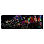 Grunge Paint Splatter Splash Ink Banner and Sign 9  x 3 