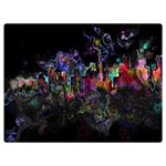 Grunge Paint Splatter Splash Ink Premium Plush Fleece Blanket (Extra Small)