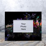 Grunge Paint Splatter Splash Ink White Tabletop Photo Frame 4 x6 