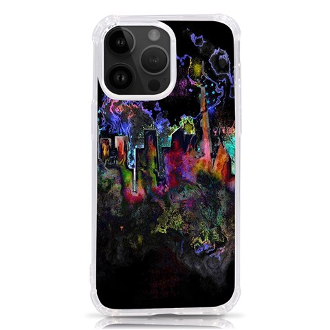 Grunge Paint Splatter Splash Ink iPhone 14 Pro Max TPU UV Print Case from ArtsNow.com Front
