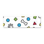 Dog Paw Seamless Pattern Footprint Bone Sticker Bumper (100 pack)