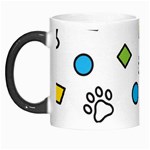 Dog Paw Seamless Pattern Footprint Bone Morph Mug