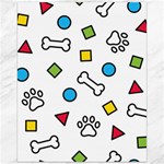 Dog Paw Seamless Pattern Footprint Bone Canvas 16  x 20 