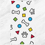 Dog Paw Seamless Pattern Footprint Bone Canvas 40  x 72 