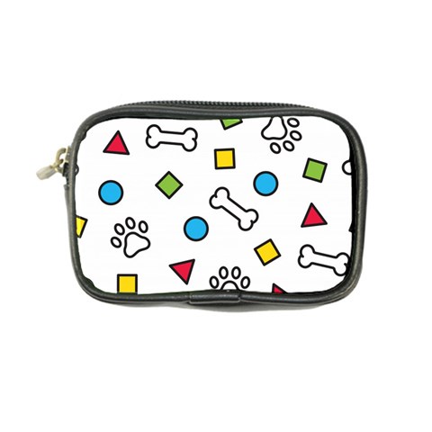 Dog Paw Seamless Pattern Footprint Bone Coin Purse from ArtsNow.com Front