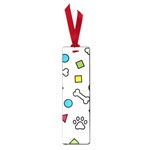 Dog Paw Seamless Pattern Footprint Bone Small Book Marks