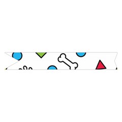 Dog Paw Seamless Pattern Footprint Bone Midi Wrap Pencil Skirt from ArtsNow.com Hem