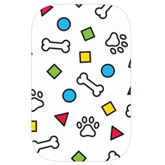 Dog Paw Seamless Pattern Footprint Bone Waist Pouch (Small) from ArtsNow.com Back